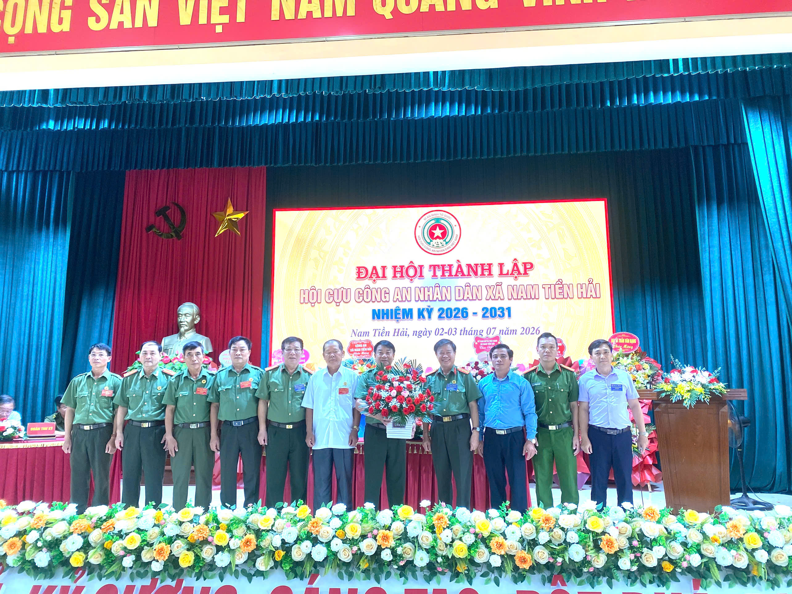 XÃ NAM TIỀN HẢI TỔ CHỨC THÀNH CÔNG ĐẠI HỘI THÀNH LẬP HỘI CỰU CÔNG AN NHÂN DÂN XÃ LẦN THỨ I, NHIỆM KỲ 2026 - 2031