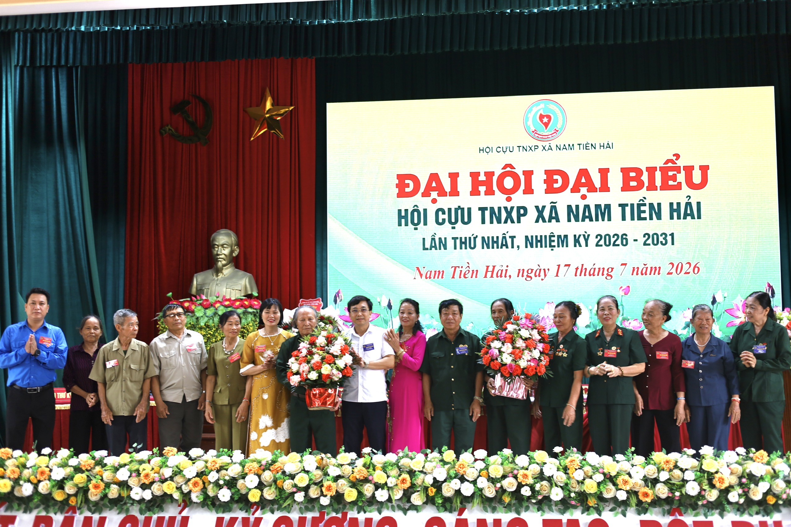 XÃ NAM TIỀN HẢI TỔ CHỨC THÀNH CÔNG ĐẠI HỘI ĐẠI BIỂU HỘI CỰU THANH NIÊN XUNG PHONG LẦN THỨ I, NHIỆM KỲ 2026 – 2031