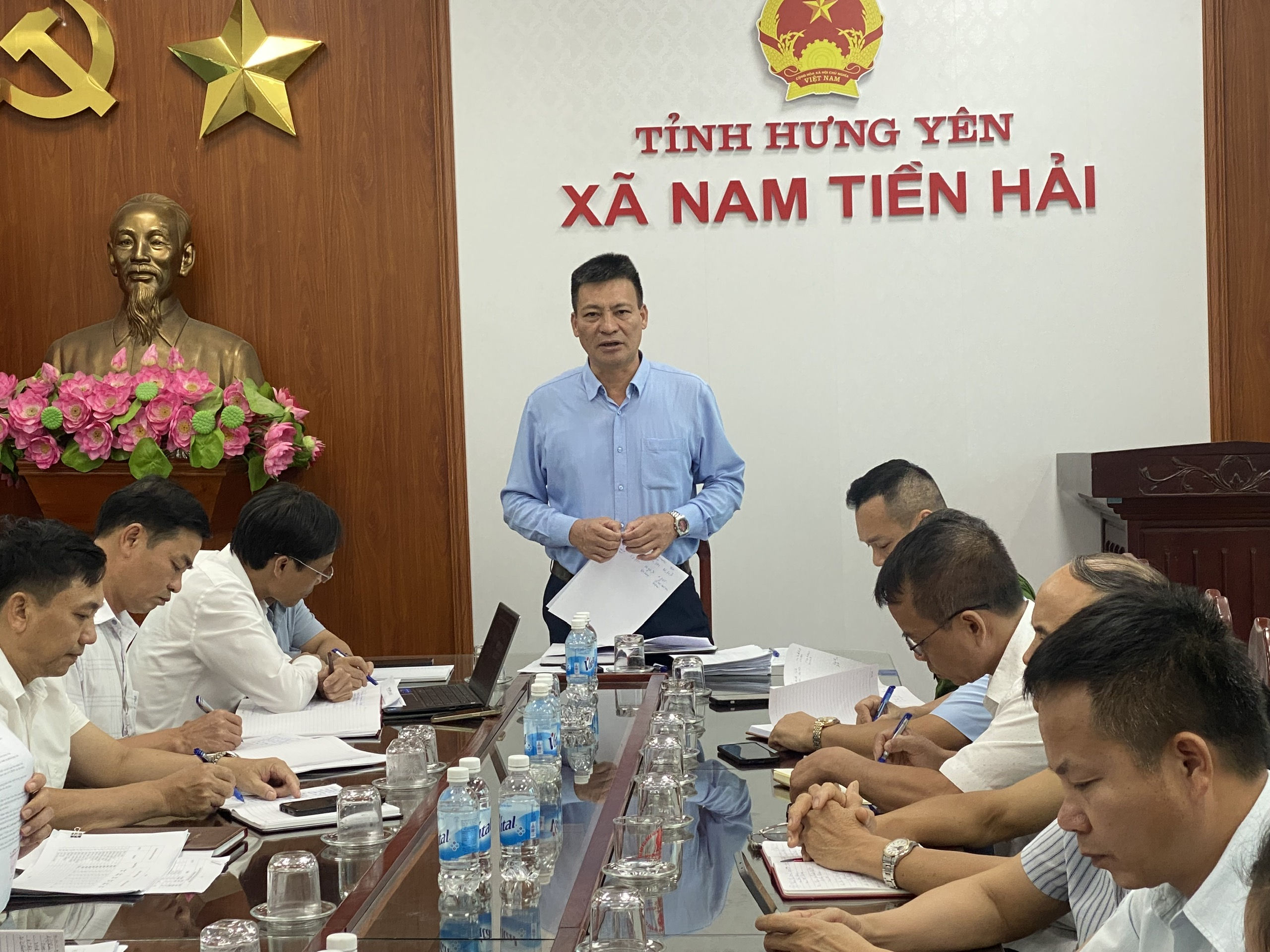 UBND xã Nam Tiền Hải tổ chức Hội nghị triển khai rà soát, tuyên truyền, vận động thu nhận và kích hoạt tài khoản VNeID mức độ 2