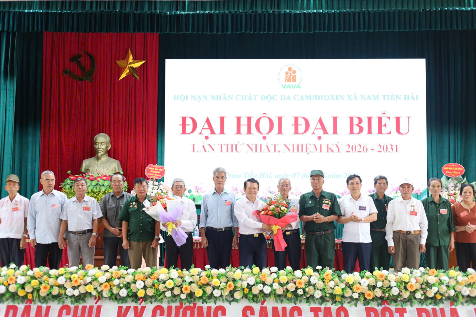 ĐẠI HỘI ĐẠI BIỂU HỘI NẠN NHÂN CHẤT ĐỘC DA CAM/DIOXIN XÃ NAM TIỀN HẢI LẦN THỨ NHẤT, NHIỆM KỲ 2026 – 2031 THÀNH CÔNG TỐT ĐẸP