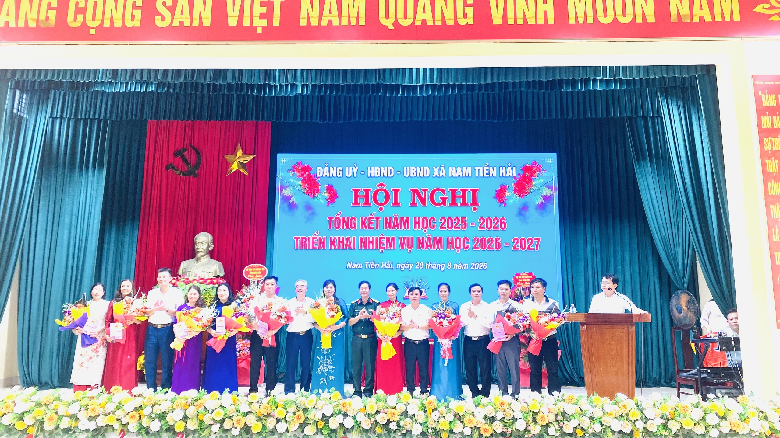 XÃ NAM TIỀN HẢI TỔNG KẾT NĂM HỌC 2025- 2026 VÀ TRIỂN KHAI NHIỆM VỤ NĂM HỌC 2026- 2027. NGÀNH GIÁO DỤC VÀ ĐÀO TẠO XÃ BIẾN THÁCH THỨC THÀNH ĐỘNG LỰC, QUYẾT TÂM KHẲNG ĐỊNH VỊ THẾ TRONG NĂM HỌC 2026 - 2027