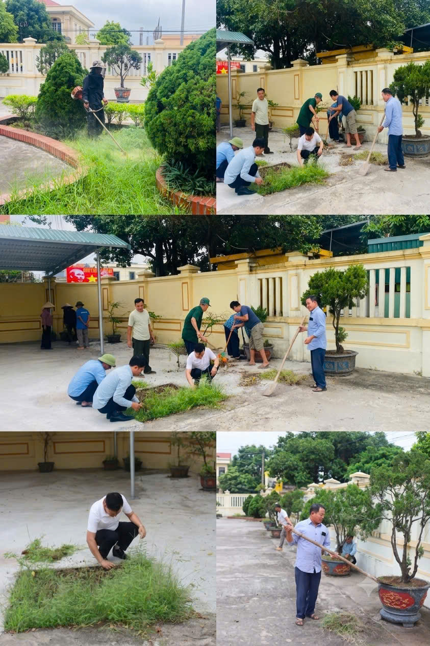 HỘI NÔNG DÂN XÃ NAM TIỀN HẢI KHẲNG ĐỊNH VAI TRÒ NÒNG CỐT, ĐƯA PHONG TRÀO "NGÀY CHỦ NHẬT XANH" ĐI VÀO THỰC CHẤT