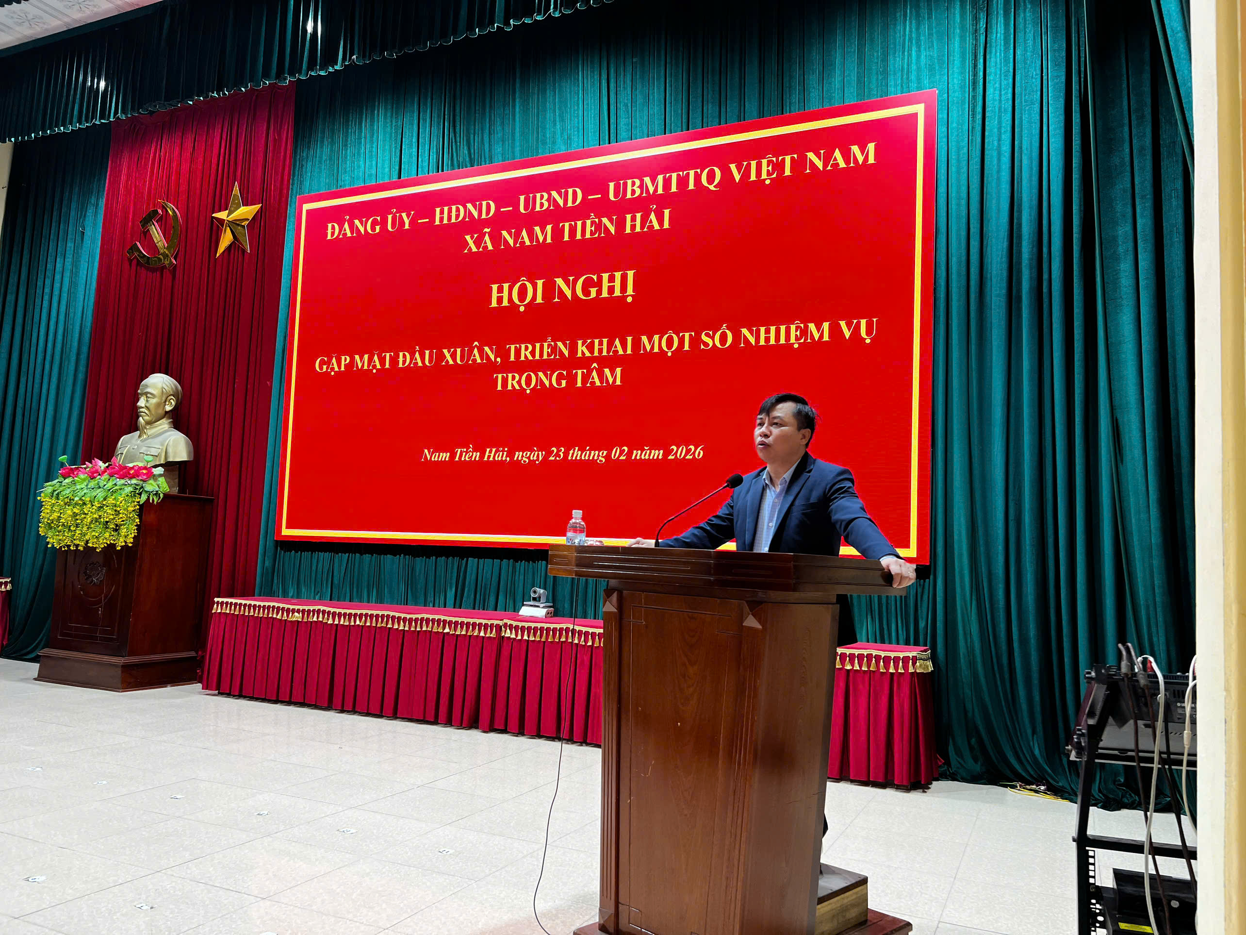 Nam Tiền Hải tổ chức Hội nghị gặp mặt đầu xuân, triển khai nhiệm vụ trọng tâm năm 2026