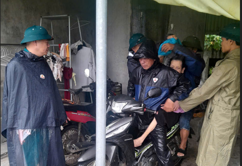 Công tác di dời nhân dân phòng chống cơn bão số 3 tại xã Nam Tiền Hải