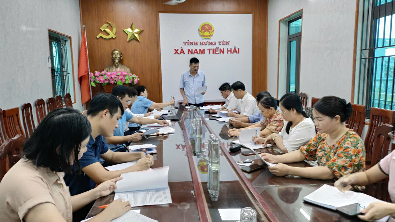 XÃ NAM TIỀN HẢI HỌP TRIỂN KHAI CÁC BIỆN PHÁP CẤP BÁCH PHÒNG, CHỐNG DỊCH TẢ LỢN CHÂU PHI