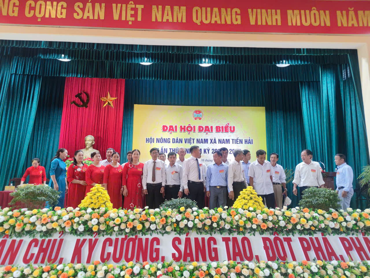 ĐẠI HỘI ĐẠI BIỂU HỘI NÔNG DÂN XÃ NAM TIỀN HẢI LẦN THỨ NHẤT, NHIỆM KỲ 2025 – 2030