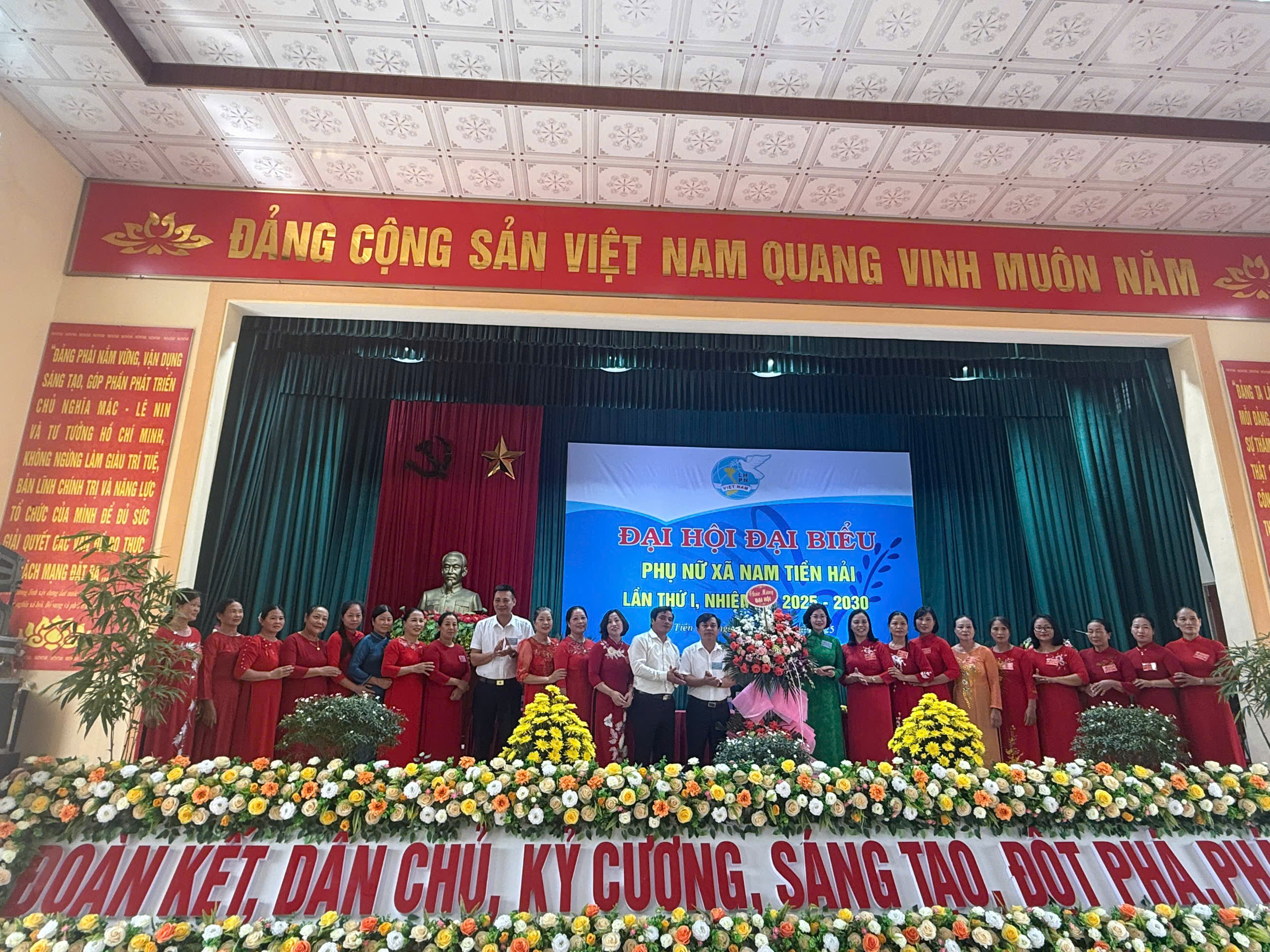 ĐẠI HỘI ĐẠI BIỂU HỘI LIÊN HIỆP PHỤ NỮ XÃ NAM TIỀN HẢI LẦN THỨ NHẤT, NHIỆM KỲ 2025 – 2030