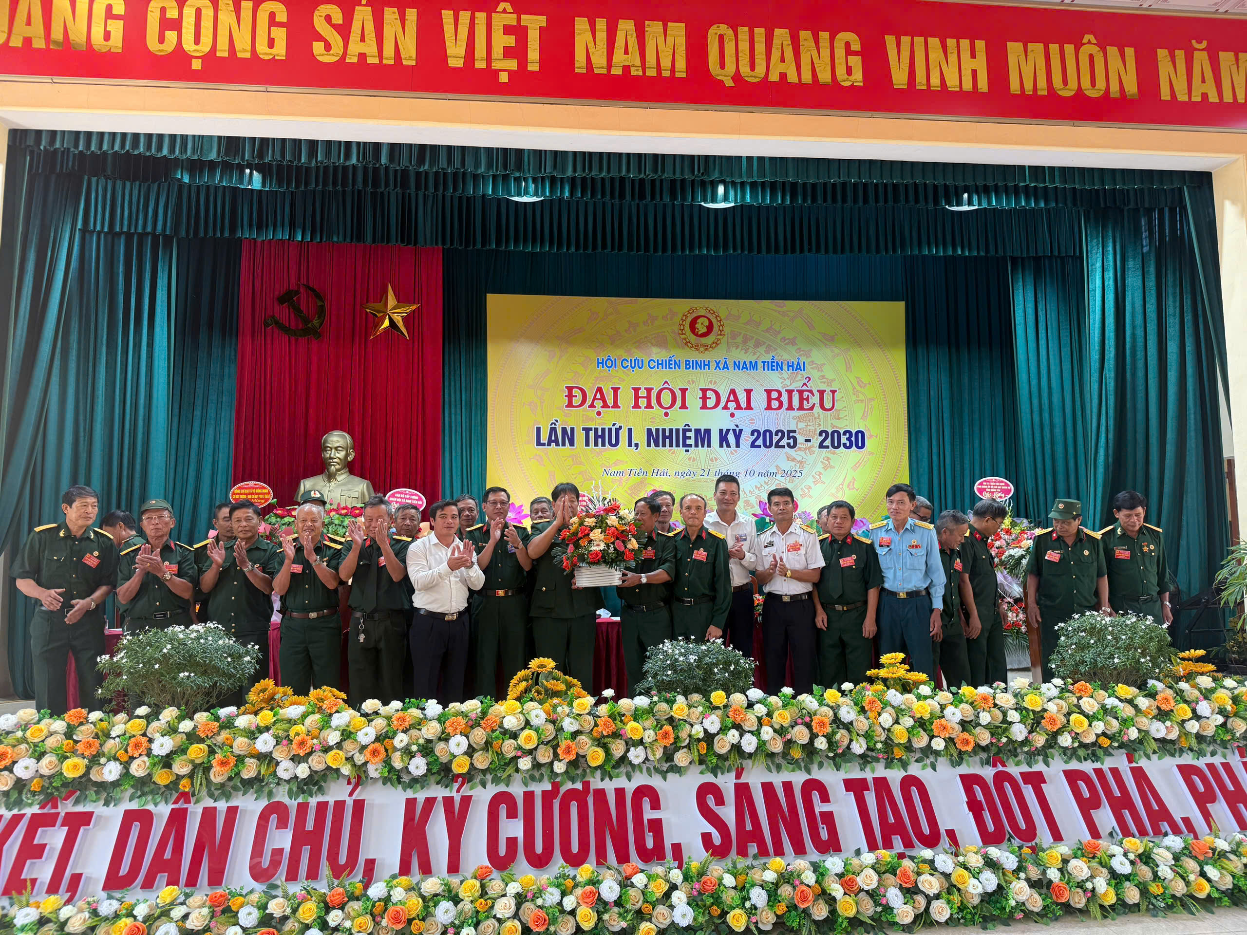 ĐẠI HỘI HỘI CỰU CHIẾN BINH XÃ NAM TIỀN HẢI LẦN THỨ I, NHIỆM KỲ 2025 – 2030