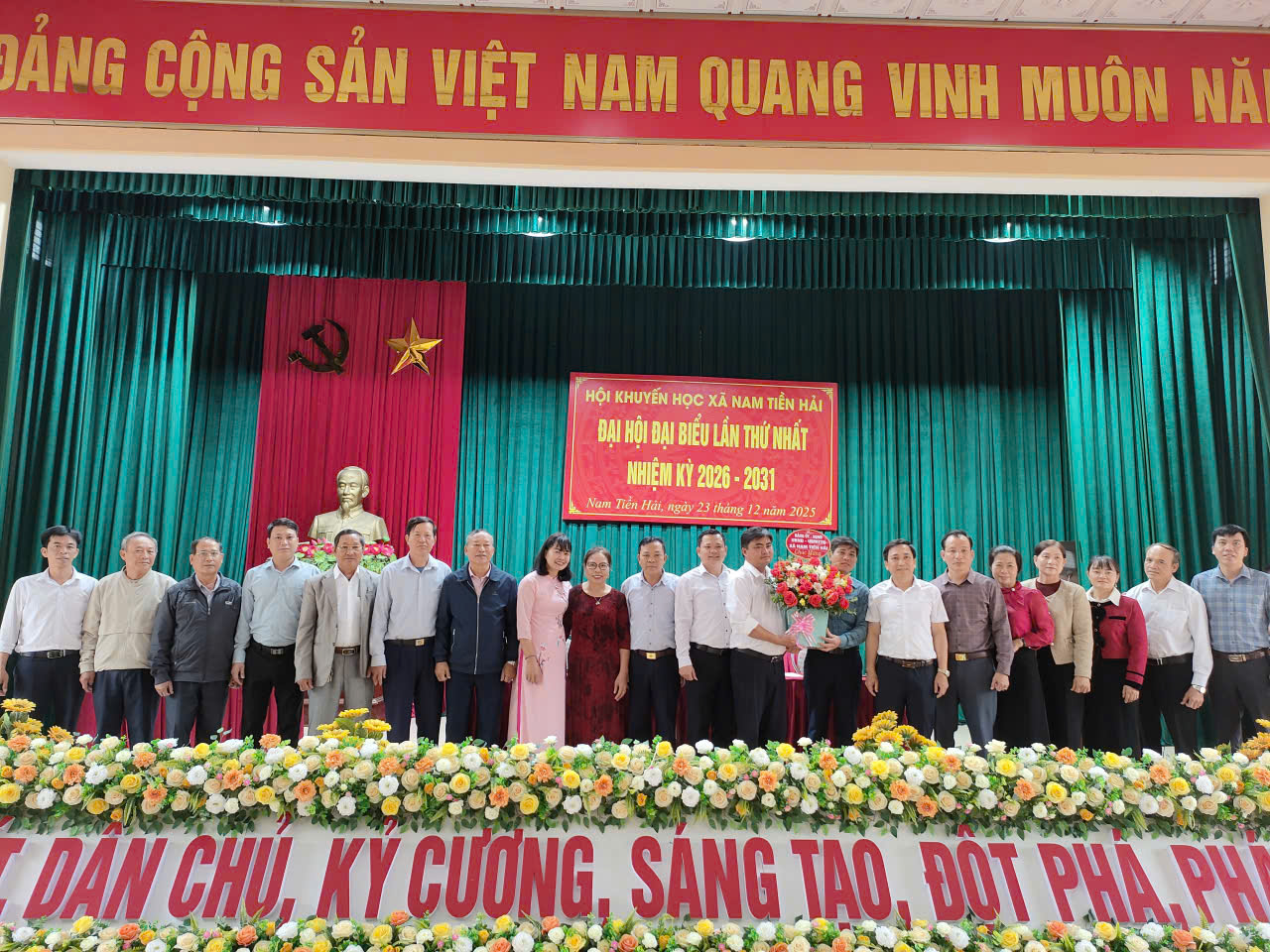 ĐẠI HỘI ĐẠI BIỂU HỘI KHUYẾN HỌC XÃ NAM TIỀN HẢI LẦN THỨ NHẤT, NHIỆM KỲ 2026 – 2031: DẤU MỐC QUAN TRỌNG TRONG XÂY DỰNG XÃ HỘI HỌC TẬP Ở CƠ SỞ