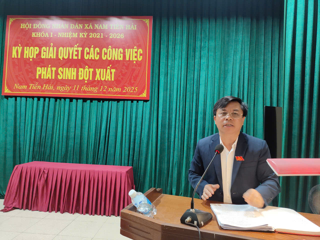 HỘI ĐỒNG NHÂN DÂN XÃ NAM TIỀN HẢI TỔ CHỨC THÀNH CÔNG KỲ HỌP ĐỘT XUẤT: PHÊ DUYỆT CÁC QUY ĐỊNH QUAN TRỌNG, ĐẨY MẠNH PHÁT TRIỂN KINH TẾ - XÃ HỘI NĂM 2025 VÀ ĐỊNH HƯỚNG ĐẾN NĂM 2030