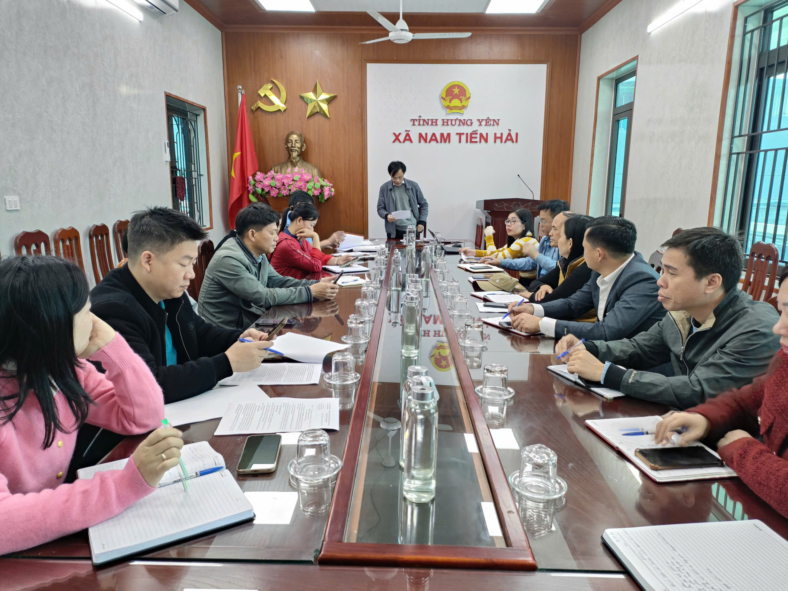 UỶ BAN NHÂN DÂN XÃ NAM TIỀN HẢI TỔ CHỨC HỘI NGHỊ TRIỂN KHAI CÔNG TÁC TUYÊN TRUYỀN VÀ PHỤC VỤ CUỘC BẦU CỬ ĐẠI BIỂU QUỐC HỘI KHÓA XVI VÀ ĐẠI BIỂU HĐND CÁC CẤP NHIỆM KỲ 2026 – 2031