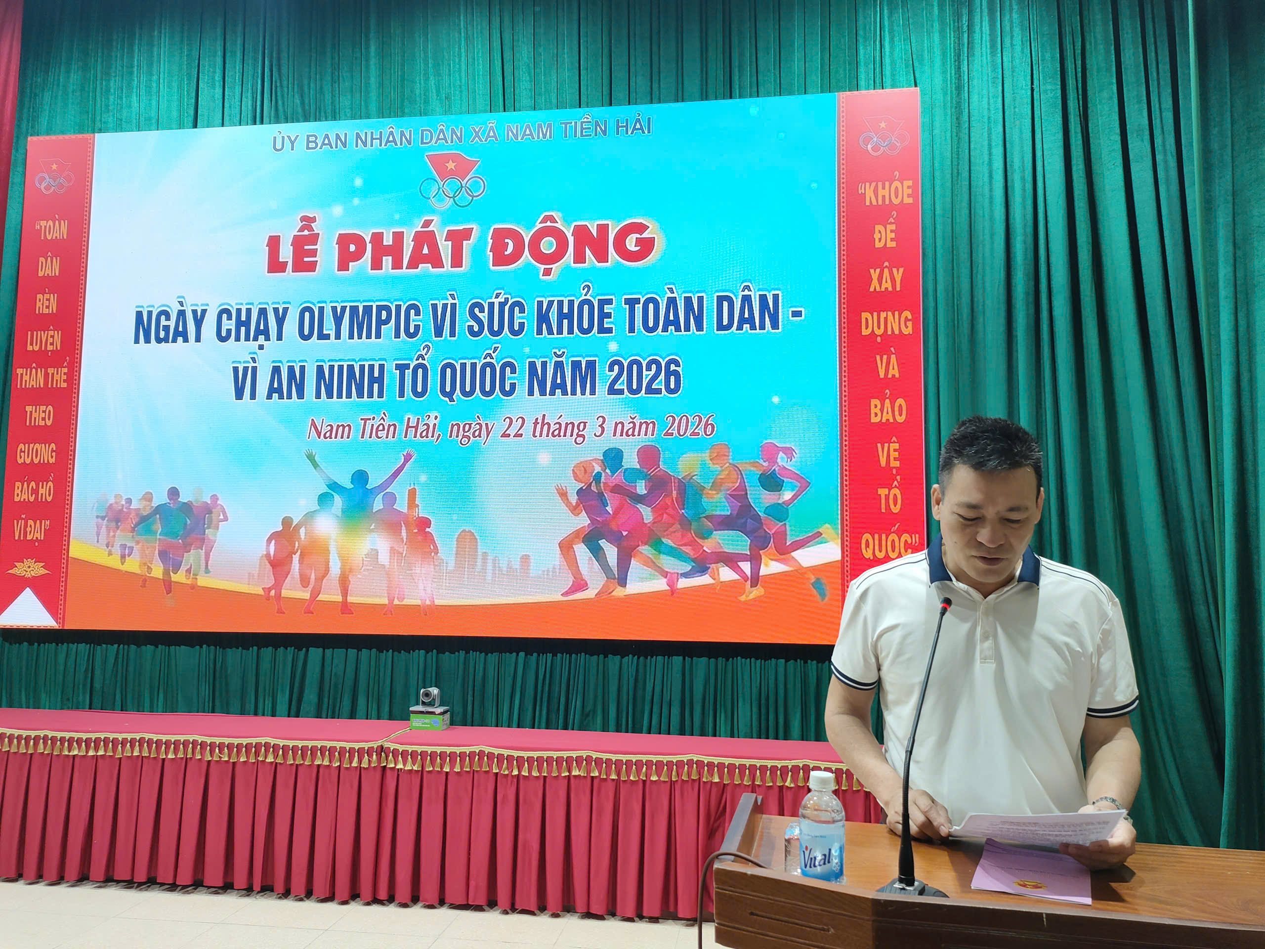 UỶ BAN NHÂN DÂN XÃ NAM TIÊN HẢI TỔ CHỨC LỄ PHÁT ĐỘNG NGÀY CHẠY OLYMPIC VÌ SỨC KHỎE TOÀN DÂN – VÌ AN NINH TỔ QUỐC NĂM 2026 VÀ TỔ CHỨC CHẠY ĐỒNG HÀNH