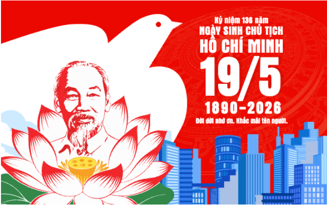 KỶ NIỆM 136 NĂM NGÀY SINH CHỦ TỊCH HỒ CHÍ MINH (19/5/1890 – 19/5/2026): ĐẢNG BỘ, CHÍNH QUYỀN VÀ NHÂN DÂN XÃ NAM TIỀN HẢI QUYẾT TÂM HỌC TẬP VÀ LÀM THEO TƯ TƯỞNG, ĐẠO ĐỨC, PHONG CÁCH HỒ CHÍ MINH