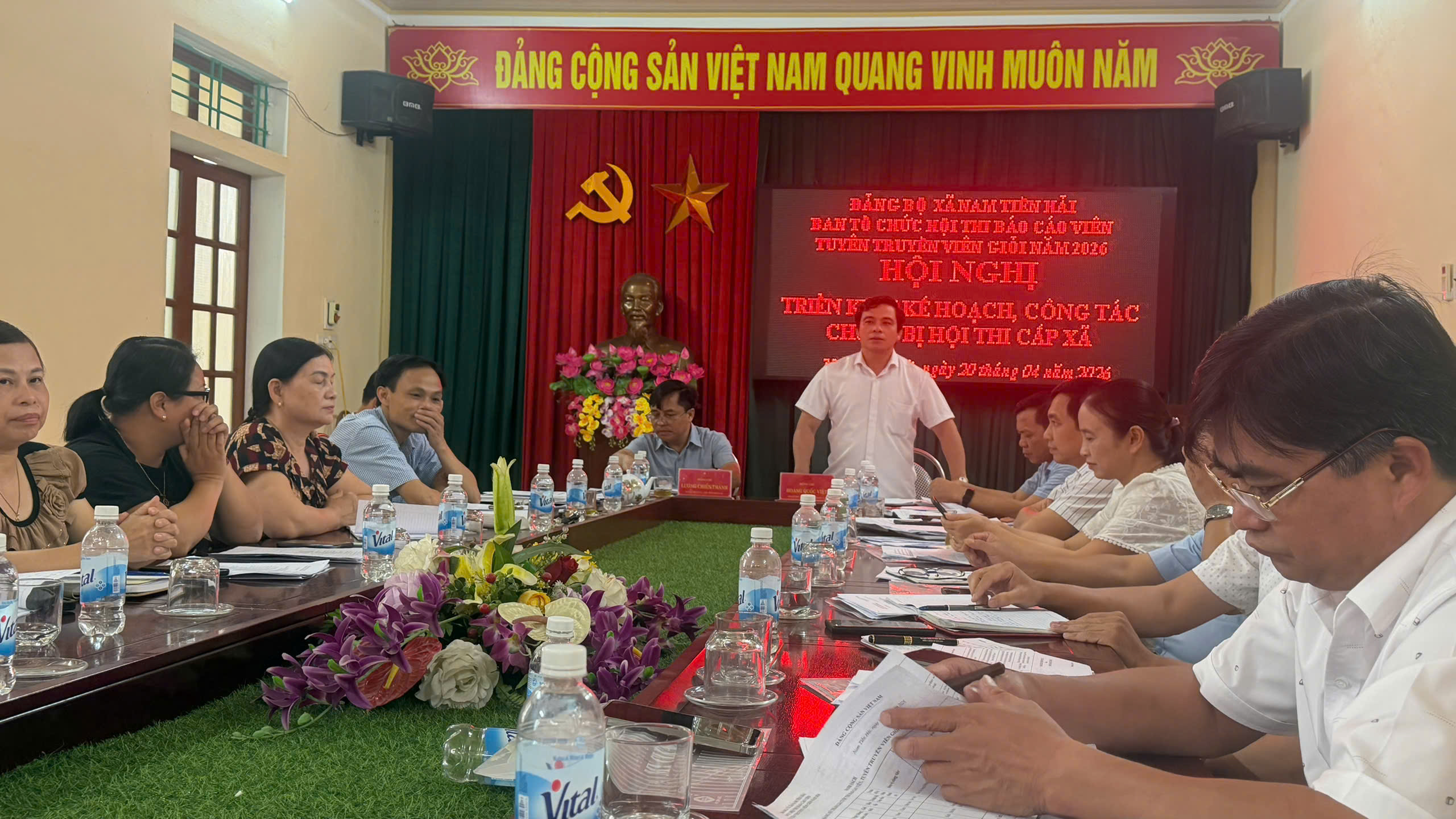 NAM TIỀN HẢI TRIỂN KHAI NHIỆM VỤ TỔ CHỨC HỘI THI BÁO CÁO VIÊN, TUYÊN TRUYỀN VIÊN GIỎI NĂM 2026: ĐẨY MẠNH TUYÊN TRUYỀN NGHỊ QUYẾT ĐẠI HỘI XIV CỦA ĐẢNG