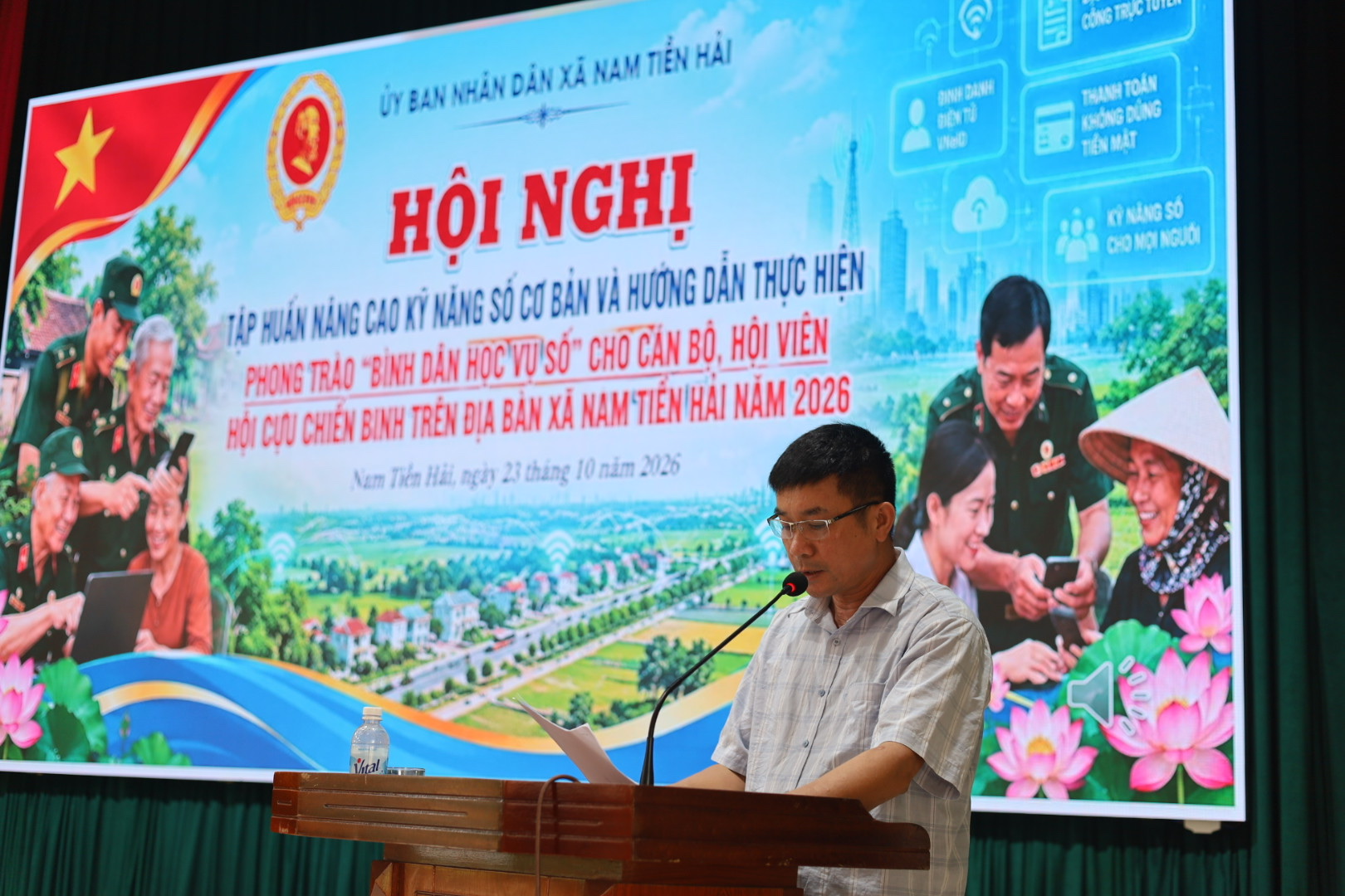 NÂNG CAO NĂNG LỰC KỸ NĂNG SỐ VÀ PHONG TRÀO "BÌNH DÂN HỌC VỤ SỐ" CHUYÊN ĐỀ DÀNH CHO CÁN BỘ, HỘI VIÊN HỘI CỰU CHIẾN BINH