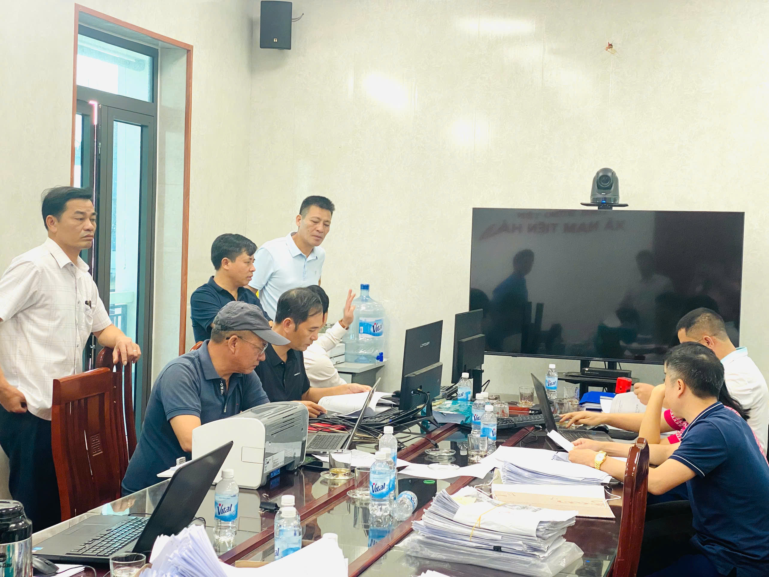 NAM TIỀN HẢI TẬP TRUNG CAO ĐỘ RÀ SOÁT, SỐ HÓA DỮ LIỆU ĐẤT ĐAI ĐẢM BẢO TIẾN ĐỘ THEO YÊU CẦU CỦA TỈNH